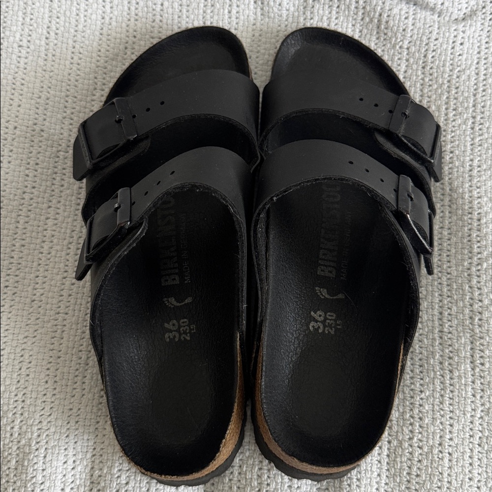 Birkenstock Black Arizona Sandals - Picture 9 of 12